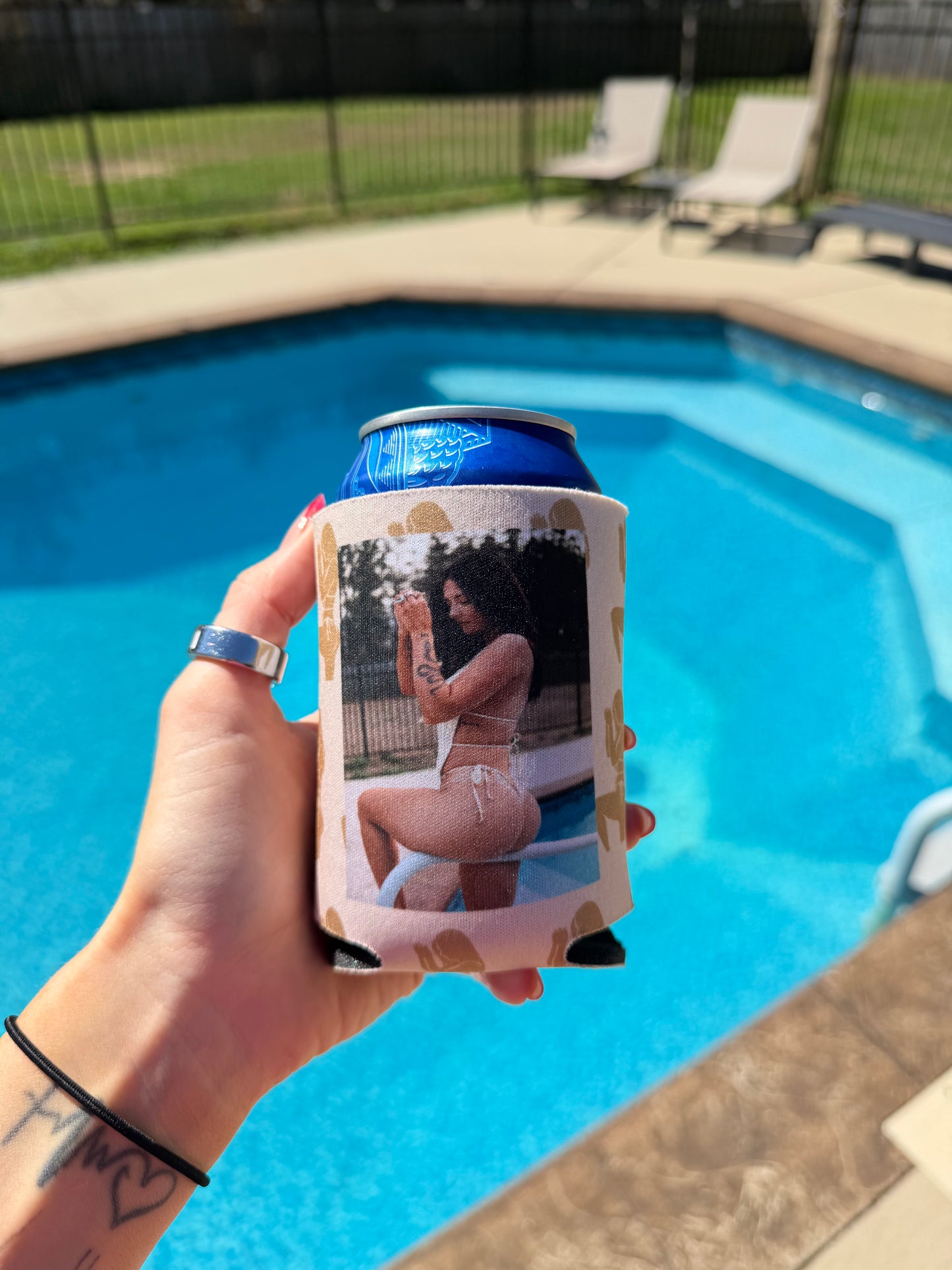 Poolside regular koozie